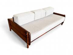 Sergio Rodrigues Macedo Sofa in Rosewood Grey Boucle Sergio Rodrigues 1960s Lot 548A - 4175302
