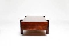 Sergio Rodrigues Mid Century Modern Coffee Table in Hardwood Chrome by Sergio Rodrigues Brazil - 3183312