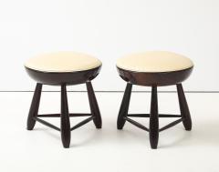 Sergio Rodrigues Mid Century Modern Pair of Mocho Stools by Sergio Rodrigues Brazil 1960s - 4762824
