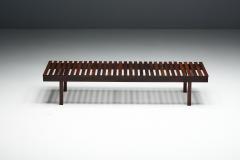 Sergio Rodrigues Mid Century Slatted Bench attributed to Sergio Rodrigues Brazil 1960 - 4549515