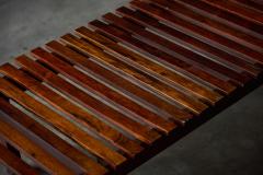 Sergio Rodrigues Mid Century Slatted Bench attributed to Sergio Rodrigues Brazil 1960 - 4549523