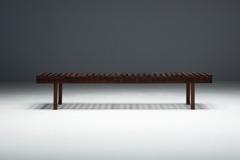 Sergio Rodrigues Mid Century Slatted Bench attributed to Sergio Rodrigues Brazil 1960 - 4549543