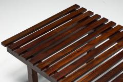 Sergio Rodrigues Mid Century Slatted Bench attributed to Sergio Rodrigues Brazil 1960 - 4549549