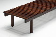 Sergio Rodrigues Mid Century Slatted Bench attributed to Sergio Rodrigues Brazil 1960 - 4549567