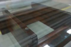 Sergio Rodrigues Mid century Modern Coffee Table in Hardwood and Glass Sergio Rodrigues Brazil - 3357373