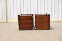 Sergio Rodrigues Mid century Modern Sabara Side Tables in Rosewood Sergio Rodrigues Brazil - 3331112