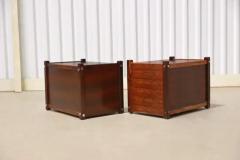 Sergio Rodrigues Mid century Modern Sabara Side Tables in Rosewood Sergio Rodrigues Brazil - 3331113