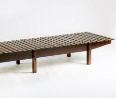 Sergio Rodrigues Mid century modern Mucki Bench by Brazilian designer Sergio Rodrigues - 1222340