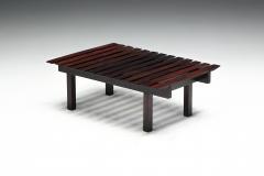 Sergio Rodrigues Modern Slatted Coffee Table in the Style of Sergio Rodrigues Brazil 1960s - 4586442