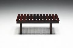 Sergio Rodrigues Modern Slatted Coffee Table in the Style of Sergio Rodrigues Brazil 1960s - 4586507