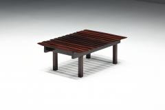 Sergio Rodrigues Modern Slatted Coffee Table in the Style of Sergio Rodrigues Brazil 1960s - 4586509