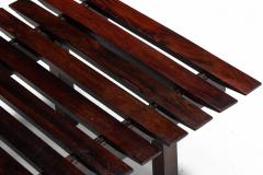 Sergio Rodrigues Modern Slatted Coffee Table in the Style of Sergio Rodrigues Brazil 1960s - 4586510