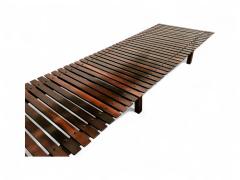Sergio Rodrigues Mucki bench in Rosewood Sergio Rodrigues 1958 Lot 872 - 4286720