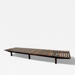Sergio Rodrigues Mucki bench in Rosewood Sergio Rodrigues 1958 Lot 872 - 4305669