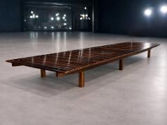 Sergio Rodrigues Mucki bench in Rosewood Sergio Rodrigues 1958 Lot 872B - 4455597