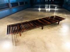 Sergio Rodrigues Mucki bench in Rosewood Sergio Rodrigues 1958 Lot 872B - 4455601