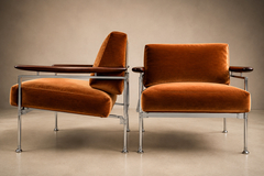 Sergio Rodrigues Pair of Beto Armchairs by Sergio Rodrigues in Brazilian Rosewood - 4698888