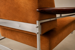 Sergio Rodrigues Pair of Beto Armchairs by Sergio Rodrigues in Brazilian Rosewood - 4698889