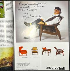 Sergio Rodrigues Pair of Diz Armchairs in Hardwood by Sergio Rodrigues 2001 Brazil - 3559578