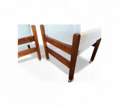 Sergio Rodrigues Pair of Jimi Armchairs with Wheels Sergio Rodrigues 1971 Lot 420 - 4376836
