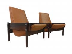 Sergio Rodrigues Pair of Mid Century Modern Vronka Armchairs by Sergio Rodrigues 1960s - 2560736