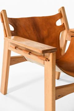 Sergio Rodrigues Pair of Sergio Rodrigues Oak Leather Easy Chairs by OCA 1970s - 4615274