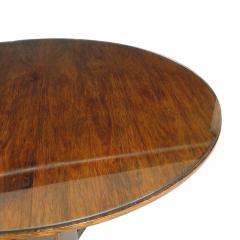 Sergio Rodrigues Rosewood 42 Round Pedestal Base Dining Table - 2882059