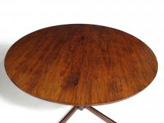 Sergio Rodrigues Rosewood 42 Round Pedestal Base Dining Table - 2882063