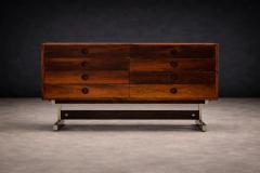 Sergio Rodrigues S rgio Rodrigues Dalmo Chest of Drawers in Rosewood and Chromed Steel Oca - 4525344