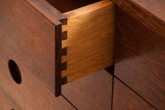 Sergio Rodrigues S rgio Rodrigues Dalmo Chest of Drawers in Rosewood and Chromed Steel Oca - 4525348