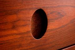 Sergio Rodrigues S rgio Rodrigues Dalmo Chest of Drawers in Rosewood and Chromed Steel Oca - 4525356