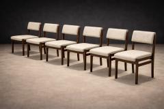 Sergio Rodrigues Sergio Rodrigues 1959 Eight Tiao chairs in Rosewood 2 armchairs 6 chairs  - 4557811