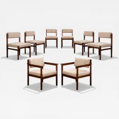 Sergio Rodrigues Sergio Rodrigues 1959 Eight Tiao chairs in Rosewood 2 armchairs 6 chairs  - 4567580