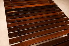 Sergio Rodrigues Sergio Rodrigues Brazilian Modern 1958 Mucki bench in Rosewood - 4612101