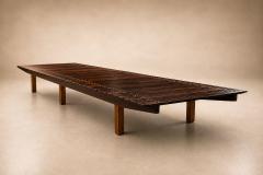 Sergio Rodrigues Sergio Rodrigues Brazilian Modern 1958 Mucki bench in Rosewood - 4612106