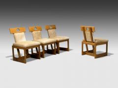 Sergio Rodrigues Sergio Rodrigues Cavoina Cowhide Four Cuiab Dining Chairs Brazil 1985 - 4418480