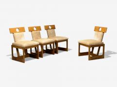 Sergio Rodrigues Sergio Rodrigues Cavoina Cowhide Four Cuiab Dining Chairs Brazil 1985 - 4418481
