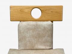 Sergio Rodrigues Sergio Rodrigues Cavoina Cowhide Four Cuiab Dining Chairs Brazil 1985 - 4418486