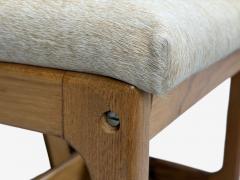 Sergio Rodrigues Sergio Rodrigues Cavoina Cowhide Four Cuiab Dining Chairs Brazil 1985 - 4418489