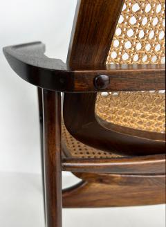 Sergio Rodrigues Sergio Rodrigues Jacaranda Caned Oscar Armchairs Brazil Pair - 4330464