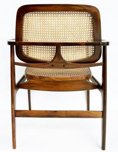 Sergio Rodrigues Sergio Rodrigues Jacaranda Caned Oscar Armchairs Brazil Pair - 4330465