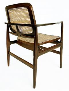 Sergio Rodrigues Sergio Rodrigues Jacaranda Caned Oscar Armchairs Brazil Pair - 4330472