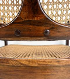 Sergio Rodrigues Sergio Rodrigues Jacaranda Caned Oscar Armchairs Brazil Pair - 4330477