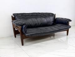 Sergio Rodrigues Sergio Rodrigues Mole Sheriff Sofa Rosewood Leather 1960s - 4406772