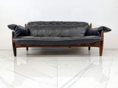 Sergio Rodrigues Sergio Rodrigues Mole Sheriff Sofa Rosewood Leather 1960s - 4406773