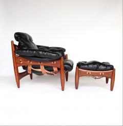 Sergio Rodrigues Sergio Rodrigues Sheriff Chair and Ottoman in Rosewood - 3155275