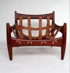 Sergio Rodrigues Sergio Rodrigues Sheriff Chair and Ottoman in Rosewood - 3155314