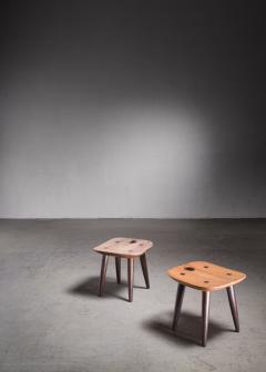 Sergio Rodrigues Sergio Rodrigues pair of Sonia stools - 2500084