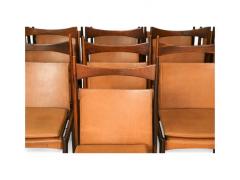 Sergio Rodrigues Set of 10 Tall Cantu Chairs in Rosewood Sergio Rodrigues 1960s Lot 231B - 4302157