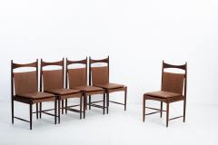 Sergio Rodrigues Set of 5 Mid Century Modern Cantu Alta Chairs by Sergio Rodrigues Brazil 1960s - 4232329